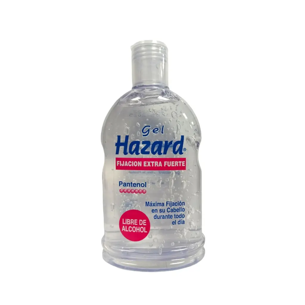 GEL FIJADOR HAZARD EXTRA FUERTE CON PANTENOL 500ML