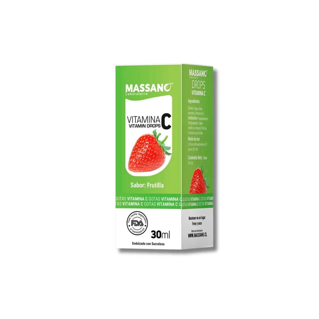 VITAMINA C GOTAS SABOR FRUTILLA X30ML
