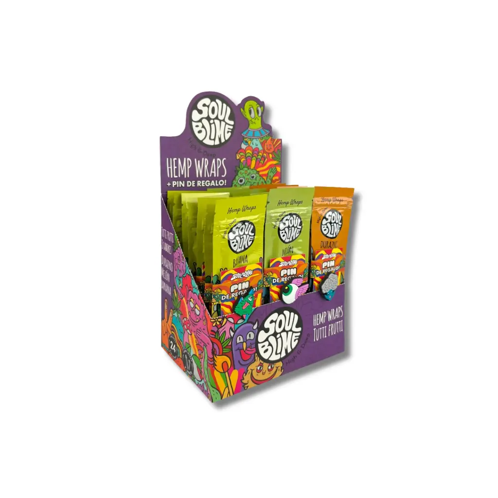 DISPLAY TUTTI FRUTTI SOULBLIME BLUNT X24 SACHET