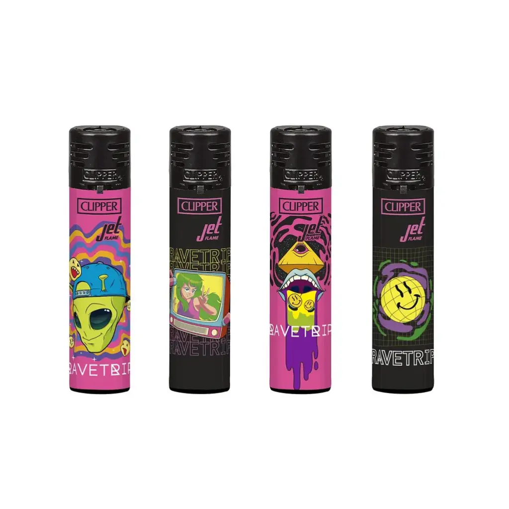 ENC.CLIPPER JET FLAME RAVETRIP X24U