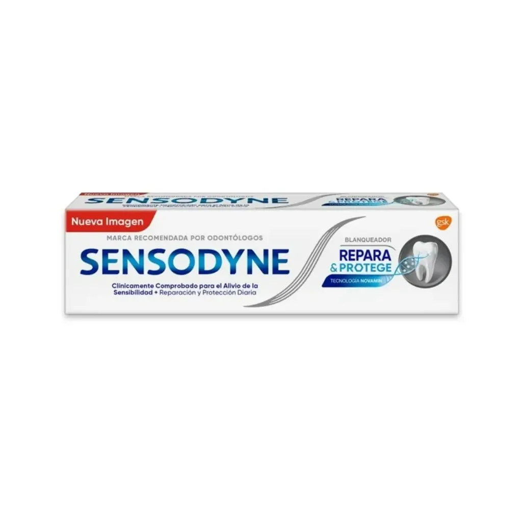 PASTA DENTAL SENSODYNE REPARA & PROTEGE BLANQUEADOR 100G