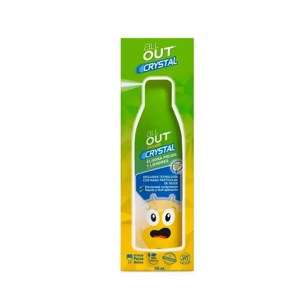 LOCION ALL OUT CRISTAL SPRAY 150ML