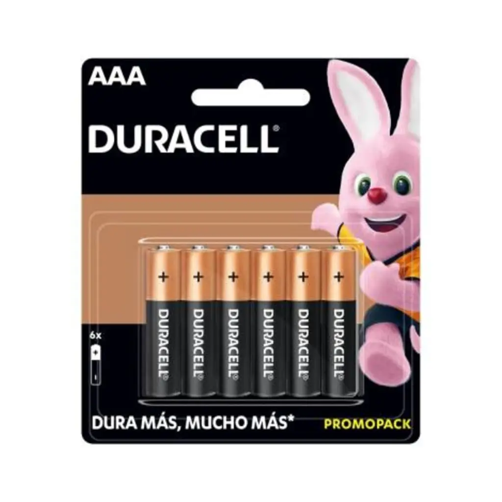 PILA DURACELL AAA 2X6U