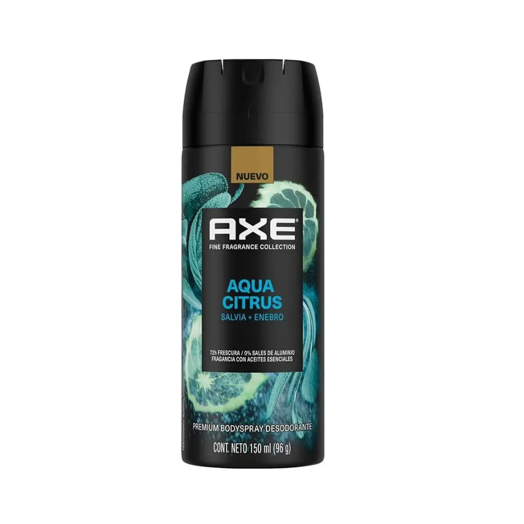 DESODORANTE AXE SPRAY AQUA CITRUS 150ML
