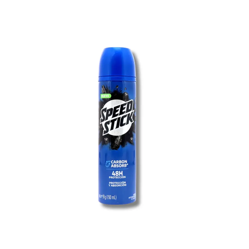 DESODORANTE SPEED STICK SPRAY CARBON ABSORB 150ML