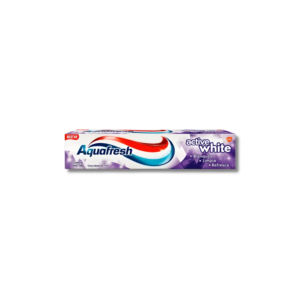 PASTA DENTAL AQUAFRESH ACTIVE WHITE 160G