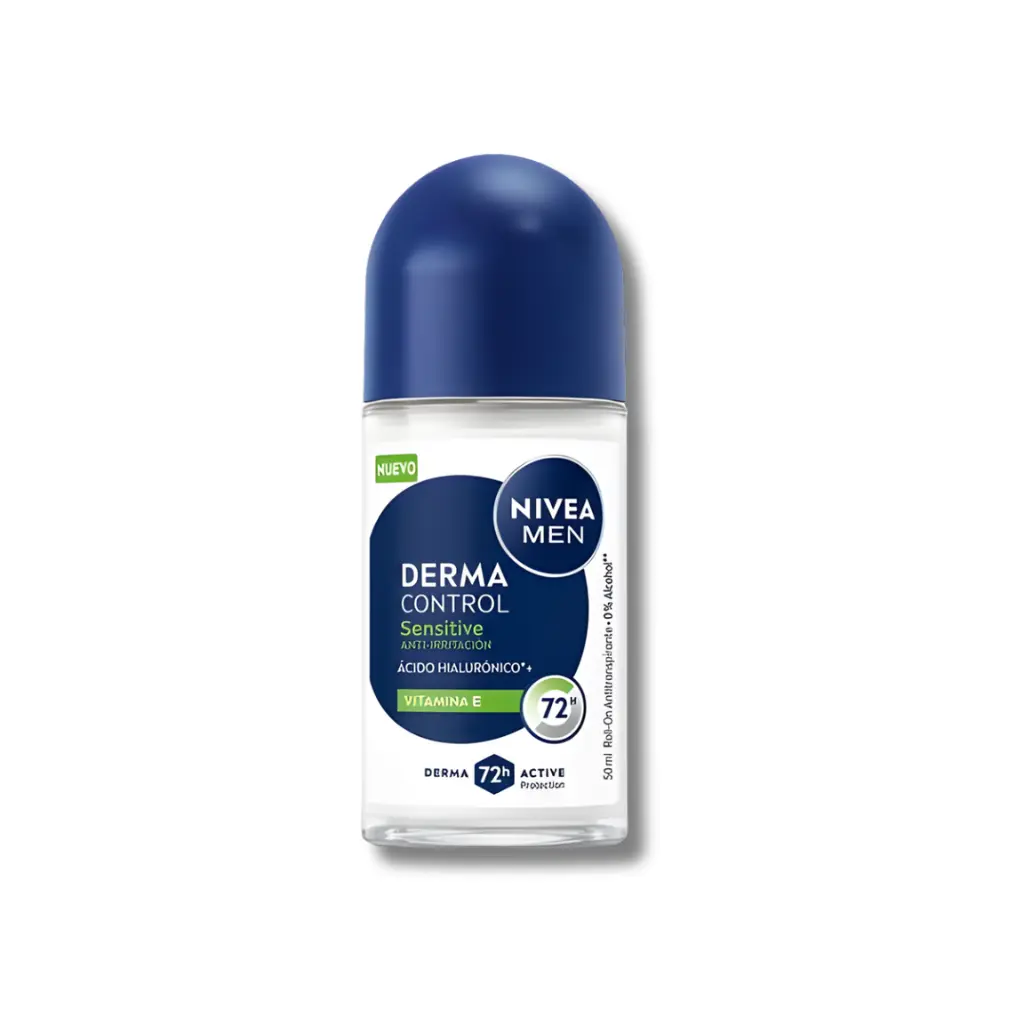 DESODORANTE NIVEA MEN ROLL ON DERMA CONTROL 50ML