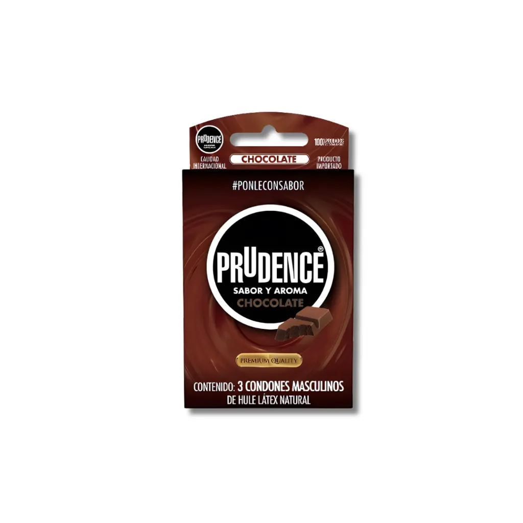 PRESERVATIVO PRUDENCE X3U CHOCOLATE