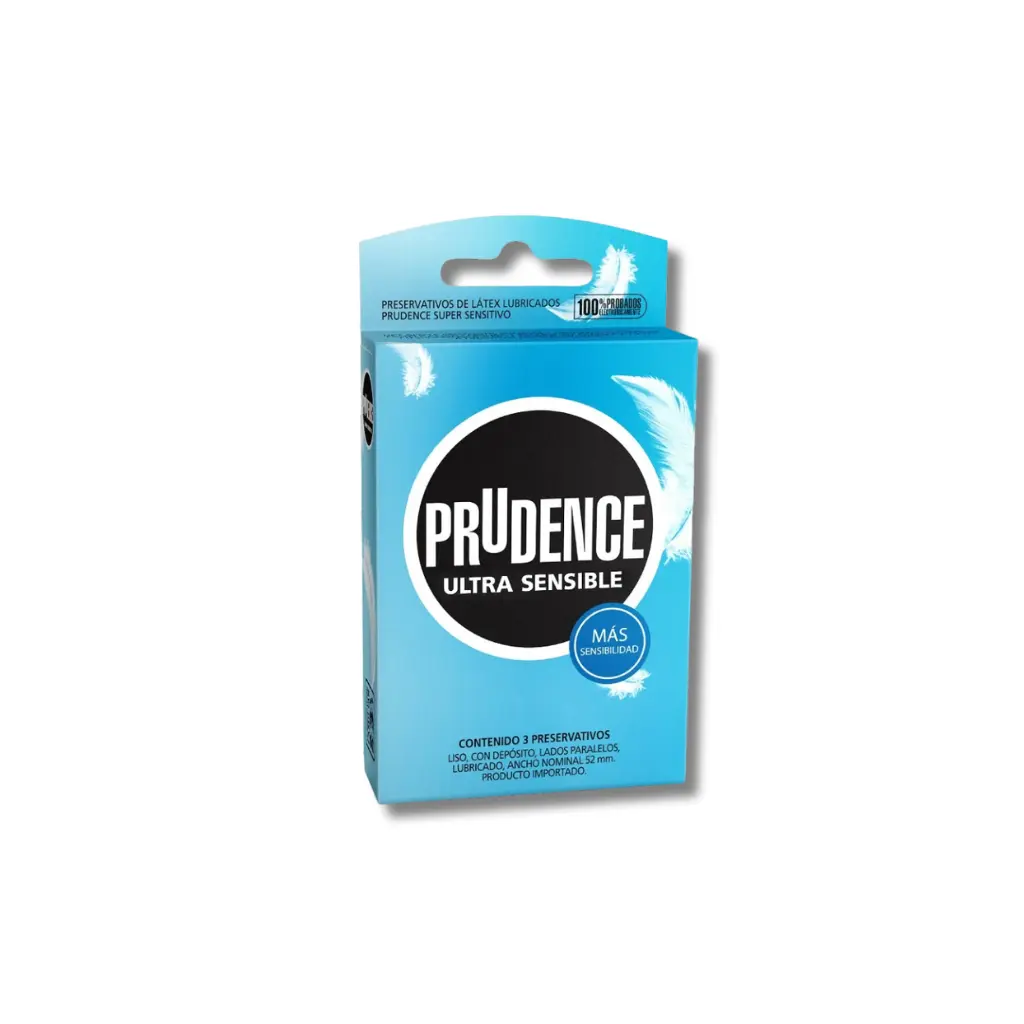 PRESERVATIVO PRUDENCE X3U ULTRA SENSIBLE