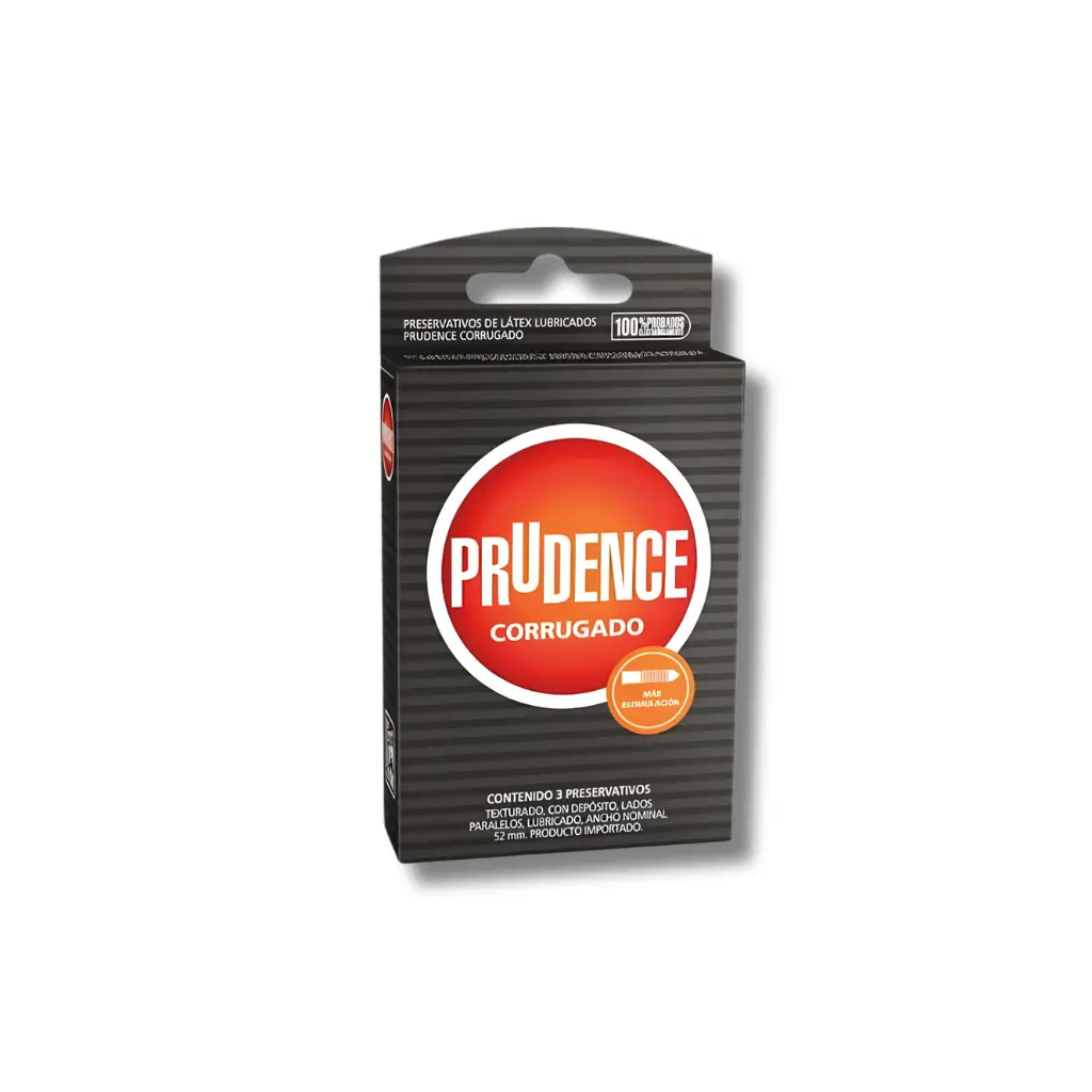 PRESERVATIVO PRUDENCE X3U CORRUGADO