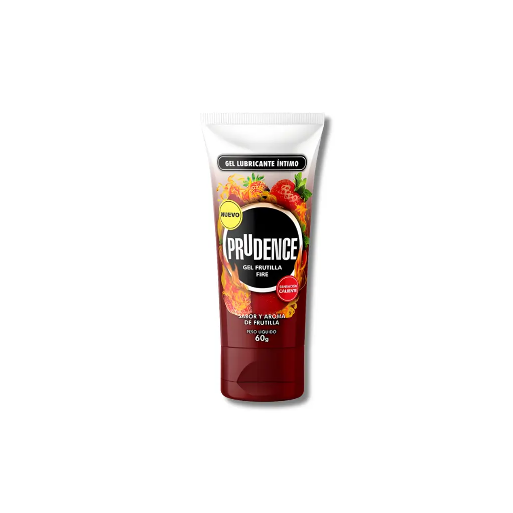 LUBRICANTE PRUDENCE FRUTILLA FIRE 60G