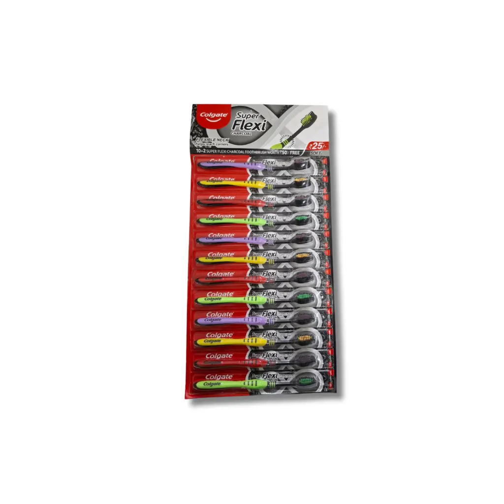 CEPILLO COLGATE SUPER FLEXI CARBON X12U (MEDIO)