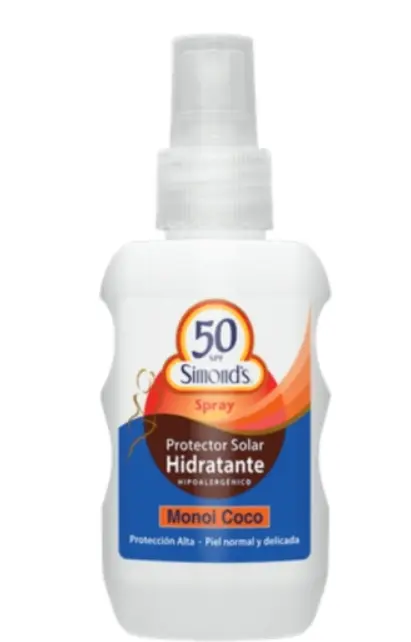 PANTALLA SOLAR SIMONDS MONOI SPRAY X50ML