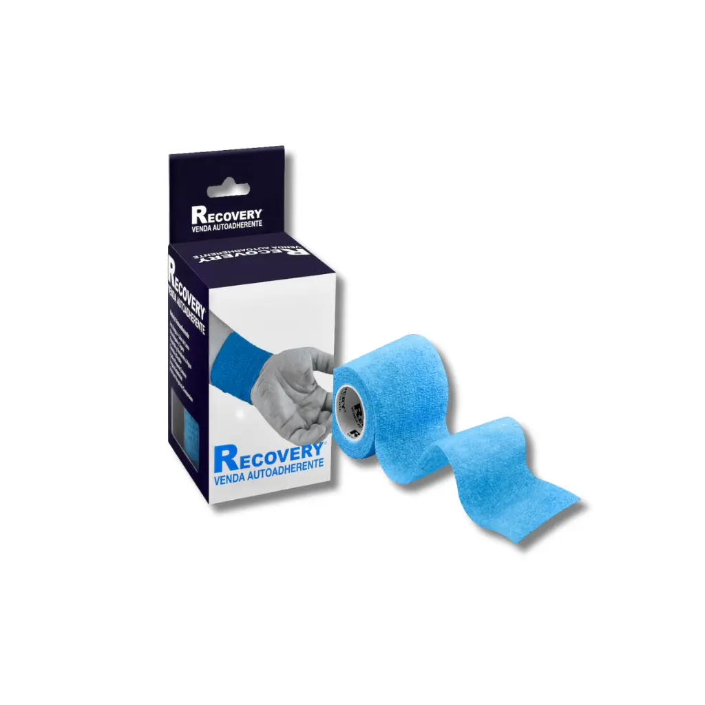 VENDA AUTOADHERENTE AZUL 7.5CMX4.5M