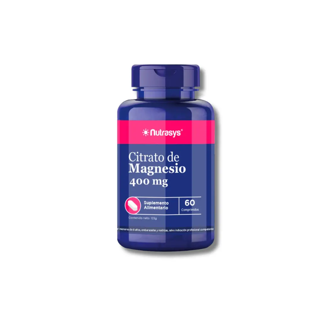 CITRATO DE MAGNESIO NUTRASYS 400MG X60 COMP