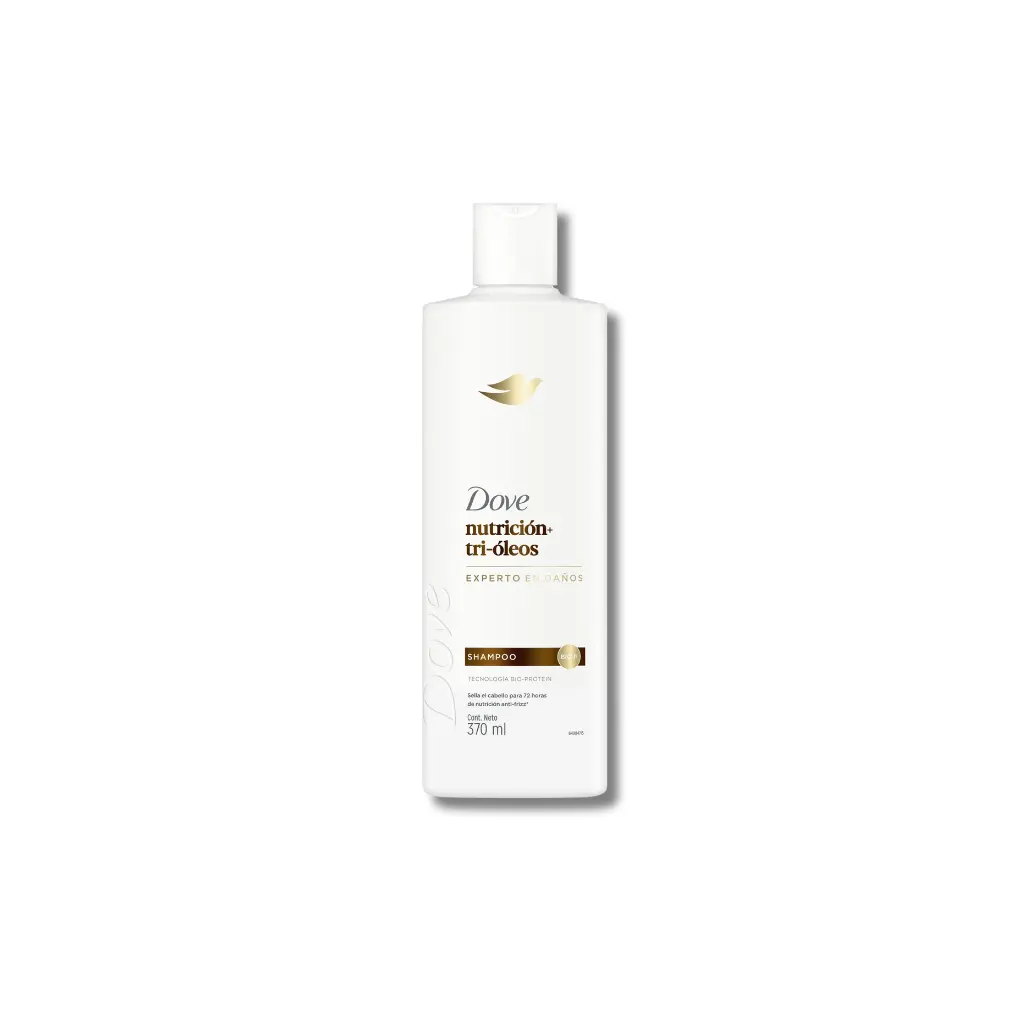 SHAMPOO DOVE NUTRICION+TRI-OLEOS 370ML