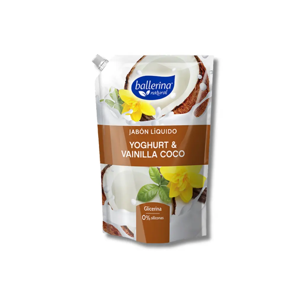 DOYPACK JABON BALLERINA VAINILLA-COCO 650ML