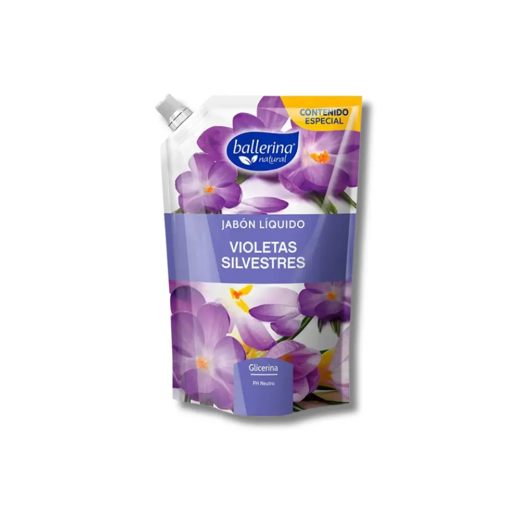 DOYPACK JABON BALLERINA VIOLETAS SILVESTRES 650ML
