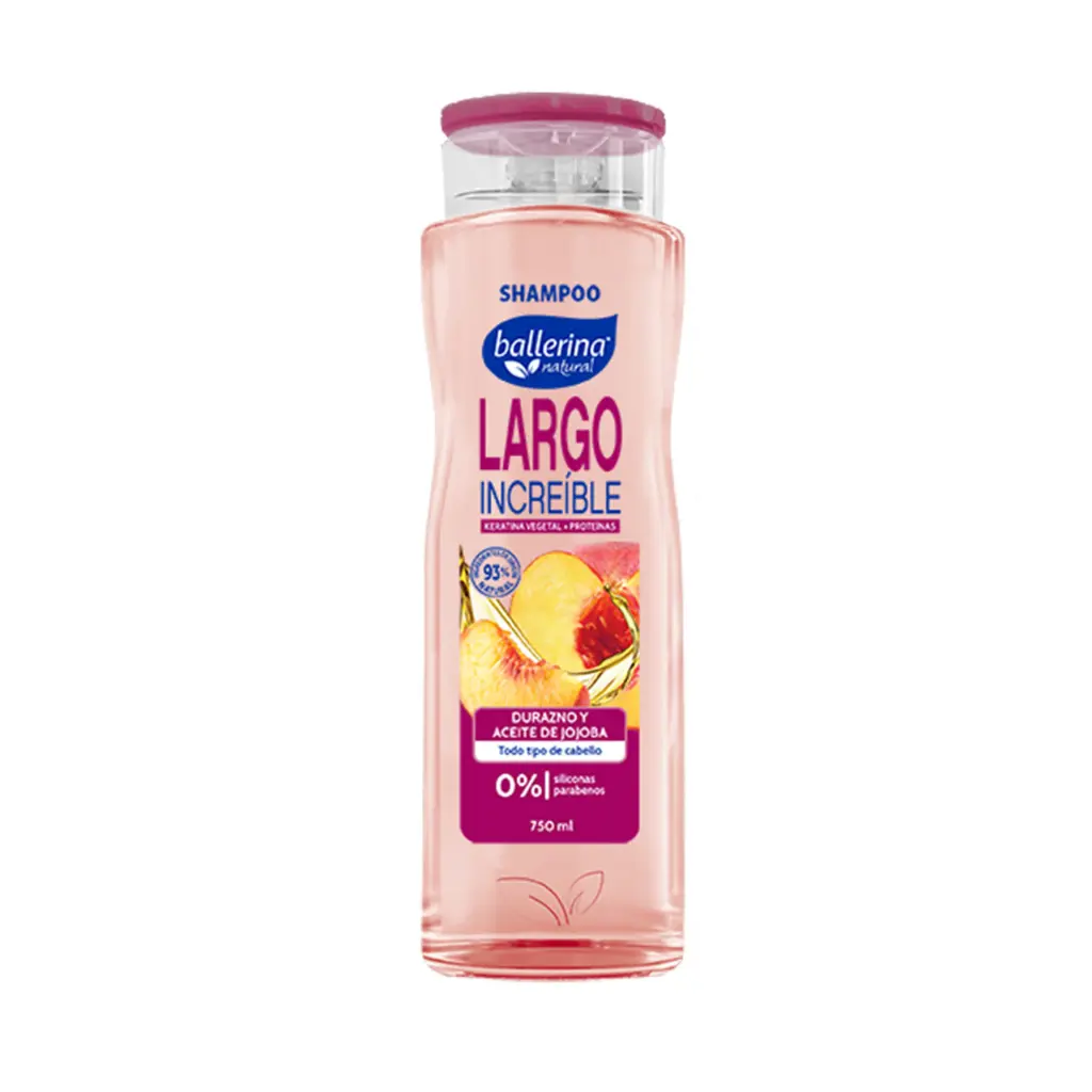 SHAMPOO BALLERINA LARGO INCREIBLE 750ML