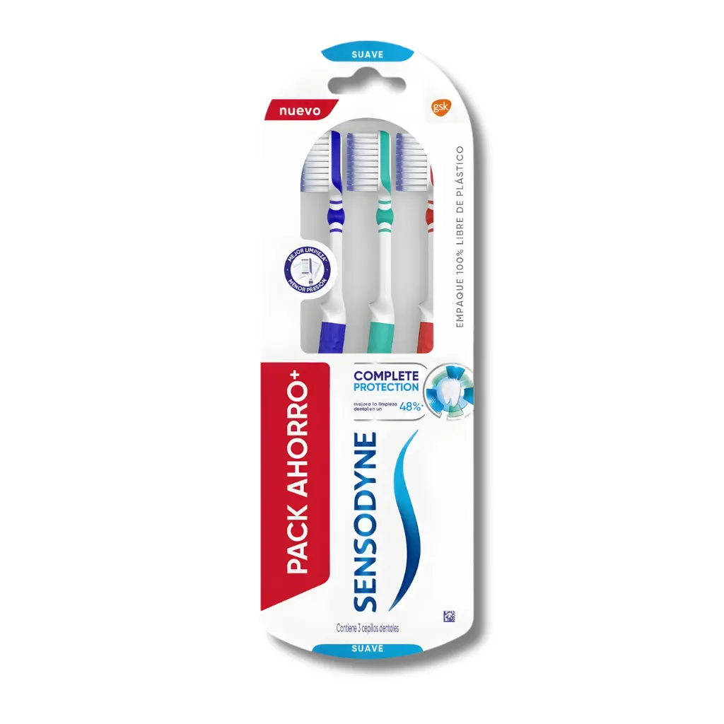 CEPILLO SENSODYNE PROTECCION COMPLETA X3U