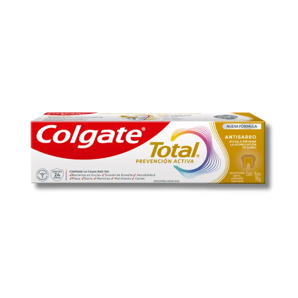 PASTA DENTAL COLGATE TOTAL ANTISARRO 90G