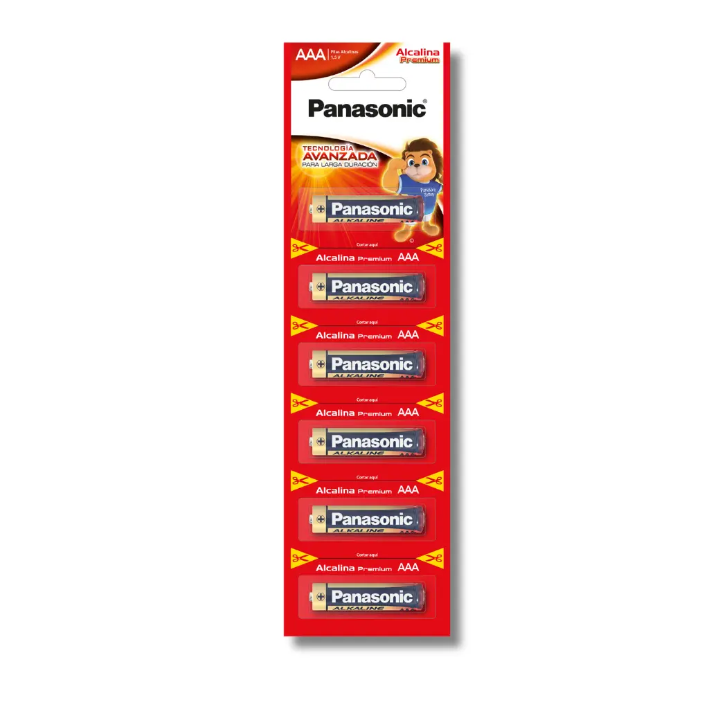 PILA PANASONIC ALCALINA AAA X6U