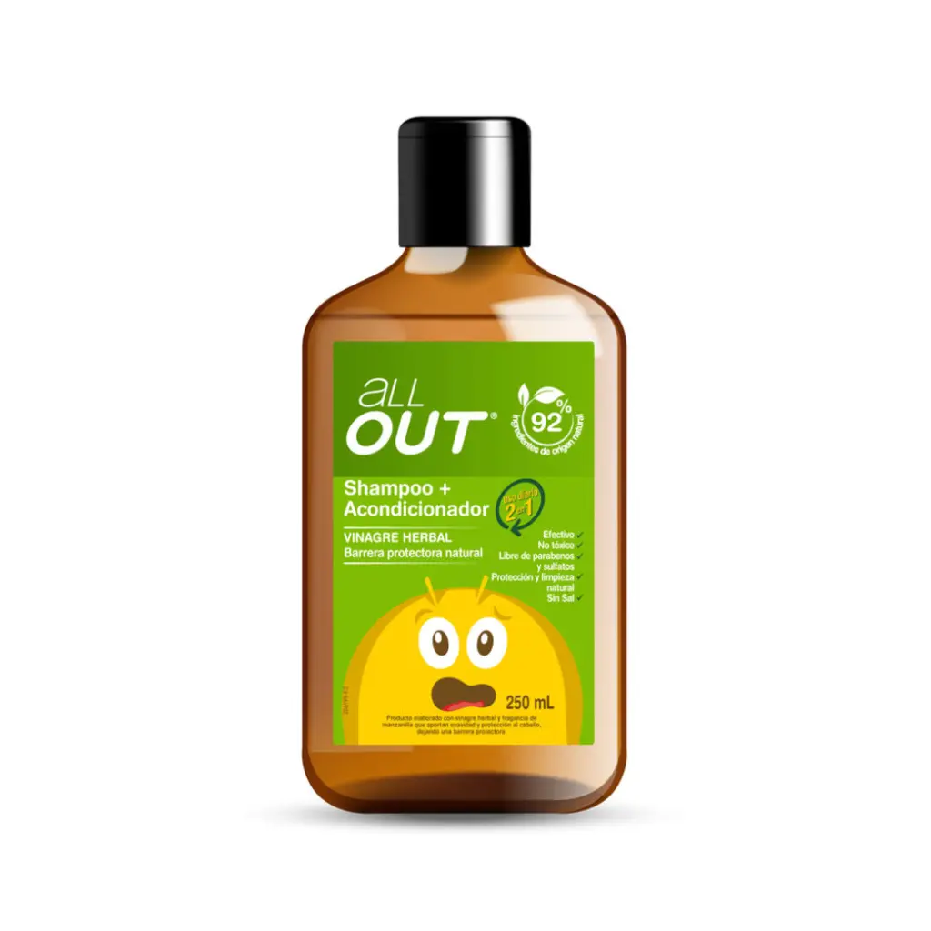 ALL OUT SHAMPOO + ACONDICIONADOR 250ML