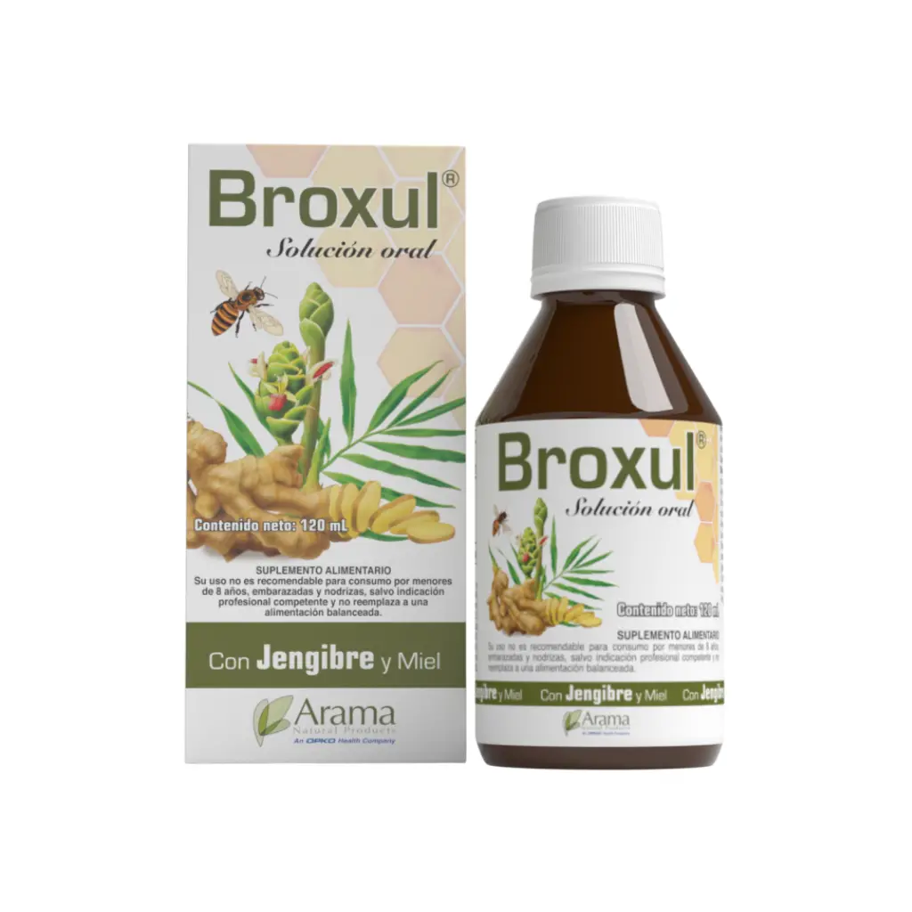 BROXUL JARABE JENGIBRE/MIEL X120ML