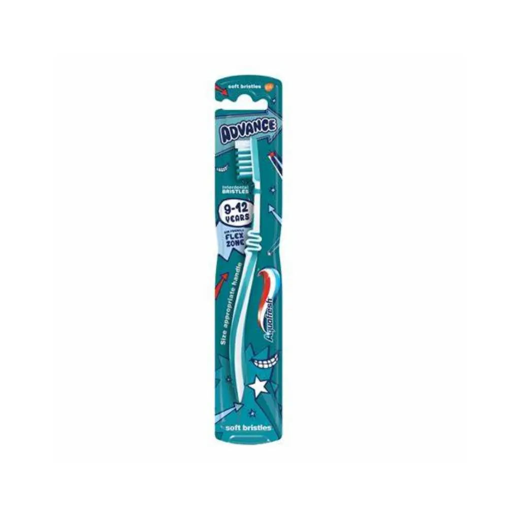 CEPILLO AQUAFRESH ADVANCE (9-12 AÑOS) SUAVE X1U
