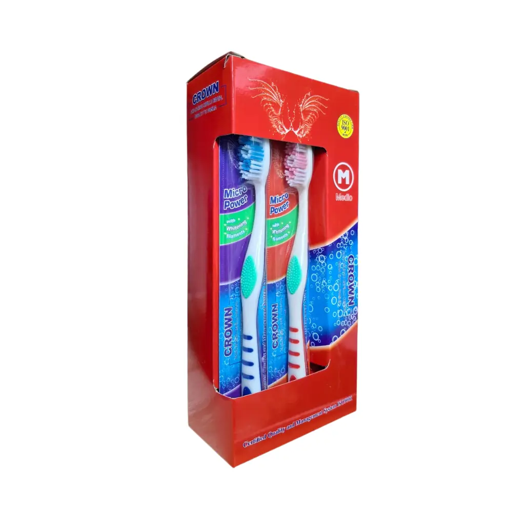 CEPILLO CROWN ADULTO COD-23 S/TAPA X12U (f)