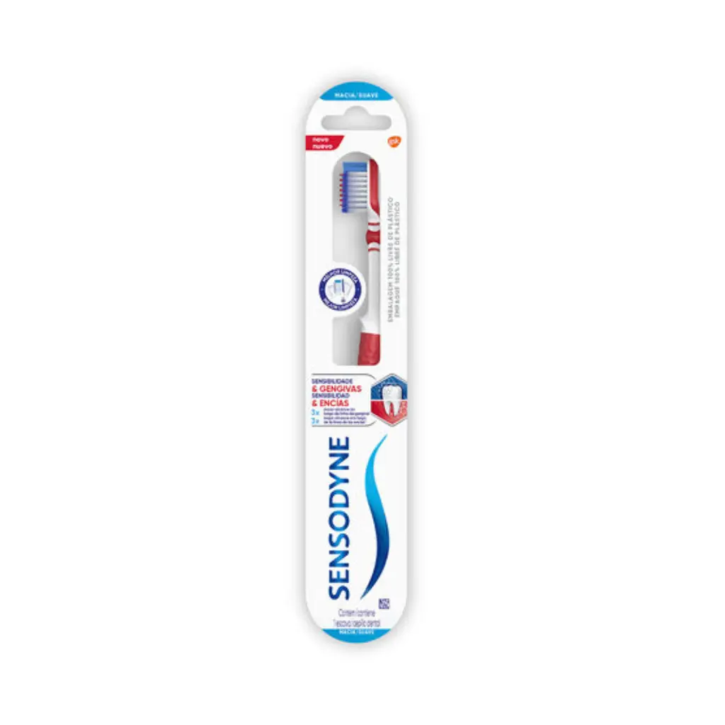CEPILLO SENSODYNE SENSIBILIDAD & ENCIAS SUAVE X1U