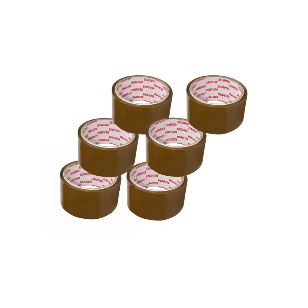 CINTA EMBALAJE CAFE 30M X6U