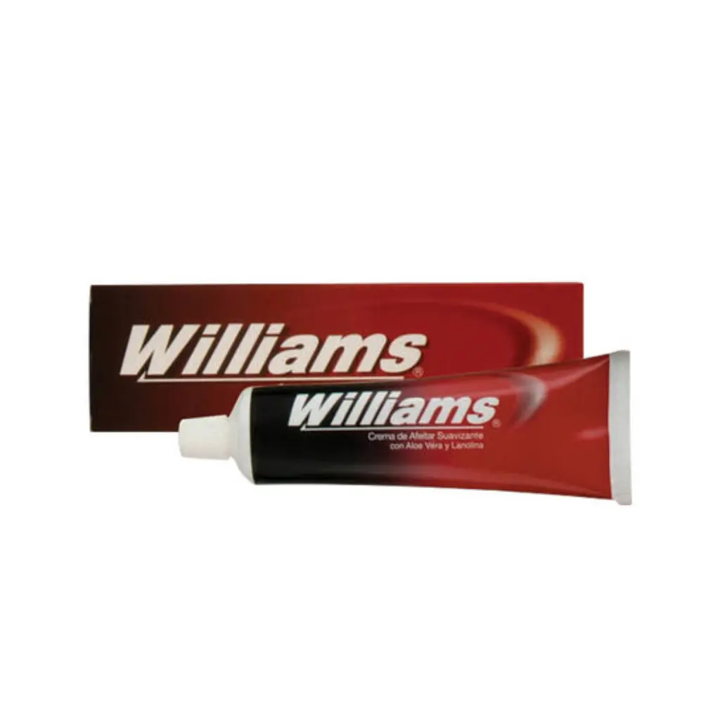 CREMA AFEITAR WILLIAMS SUAVIZANTE 100G (ROJA)