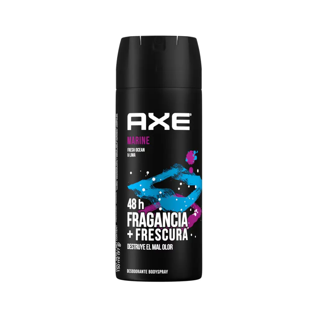 DESODORANTE AXE SPRAY MARINE 48H 150ML