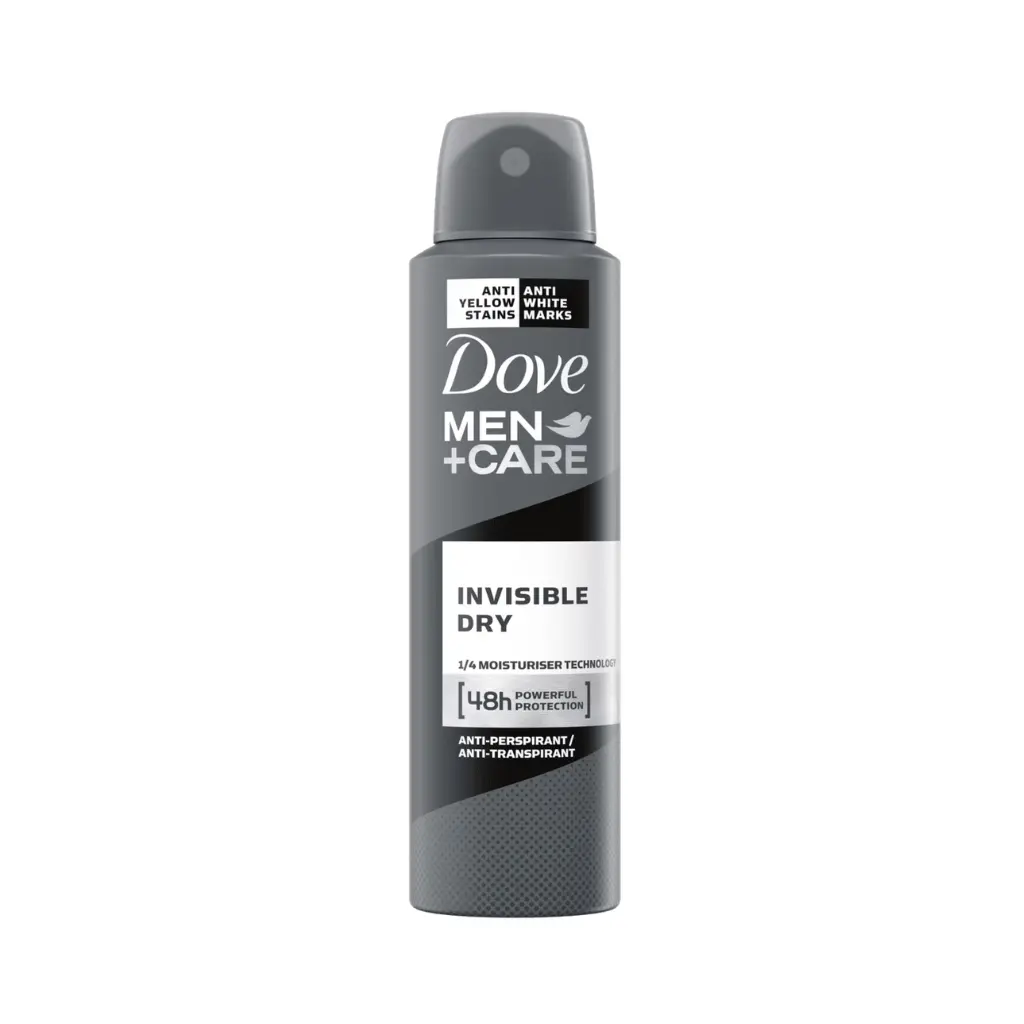 DESODORANTE DOVE MEN SPRAY INVISIBLE DRY 150ML