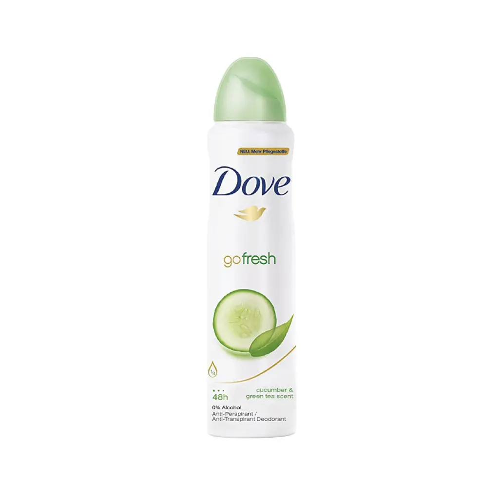 DESODORANTE DOVE MUJER SPRAY GO FRESH PEPINO 150ML