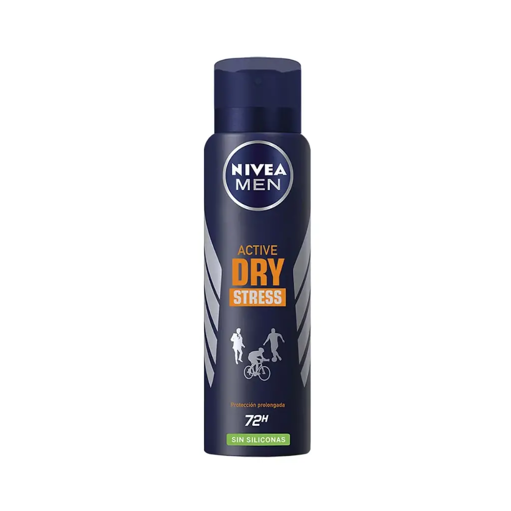 DESODORANTE NIVEA MEN SPRAY ACTIVE DRY STRESS 150ML