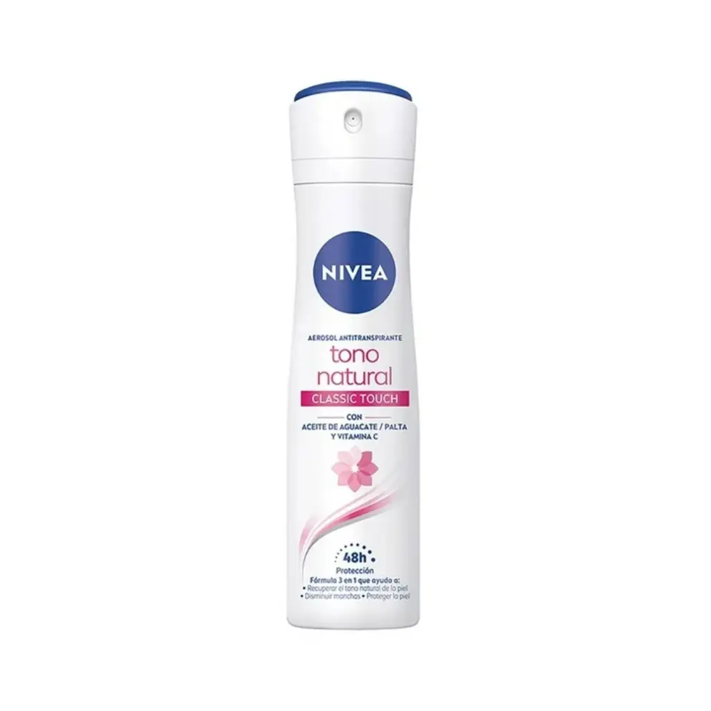DESODORANTE NIVEA MUJER SPRAY TONO NATURAL CLASICC TOUCH 150ML