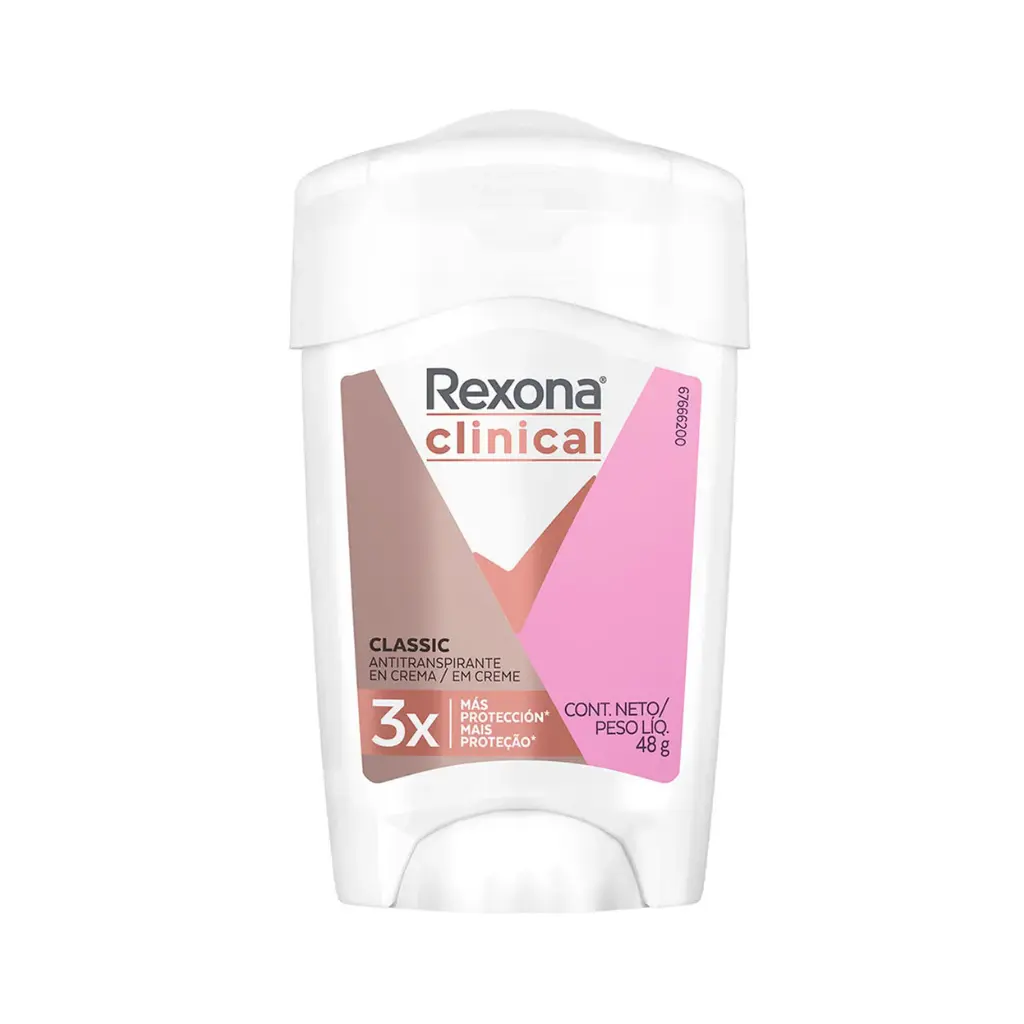 DESODORANTE REXONA CLINICAL MUJER BARRA CLASSIC 48G