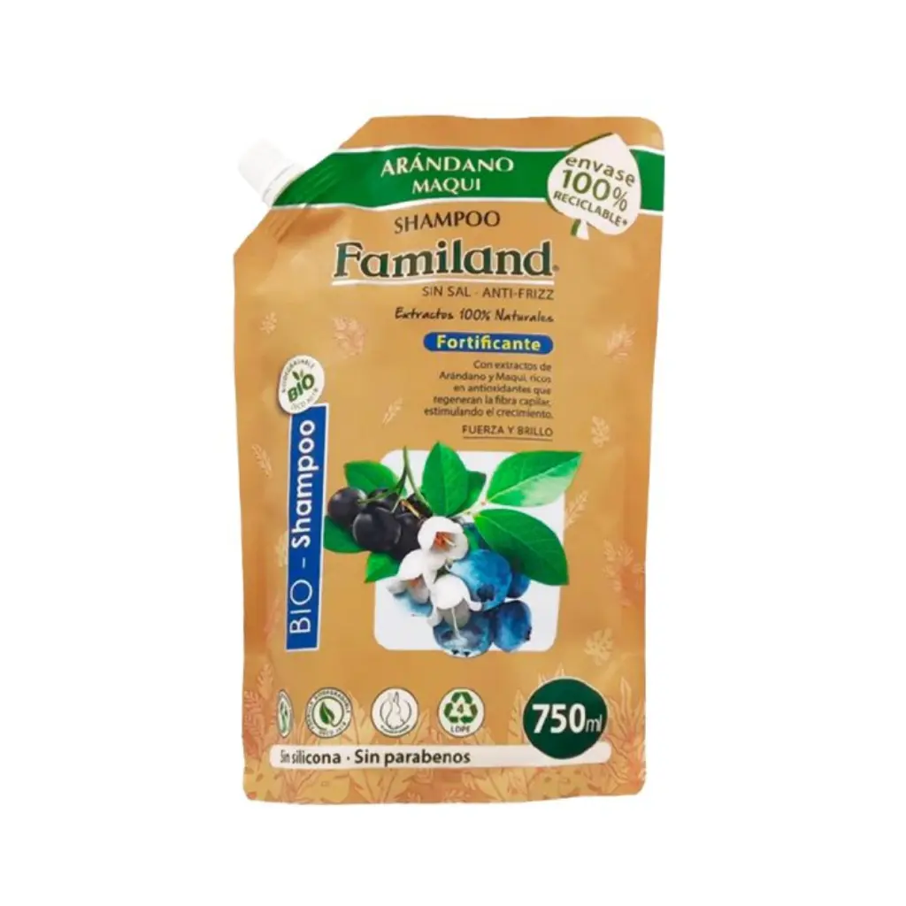 DOYPACK SHAMPOO FAMILAND ARANDANO MAQUI 750ML