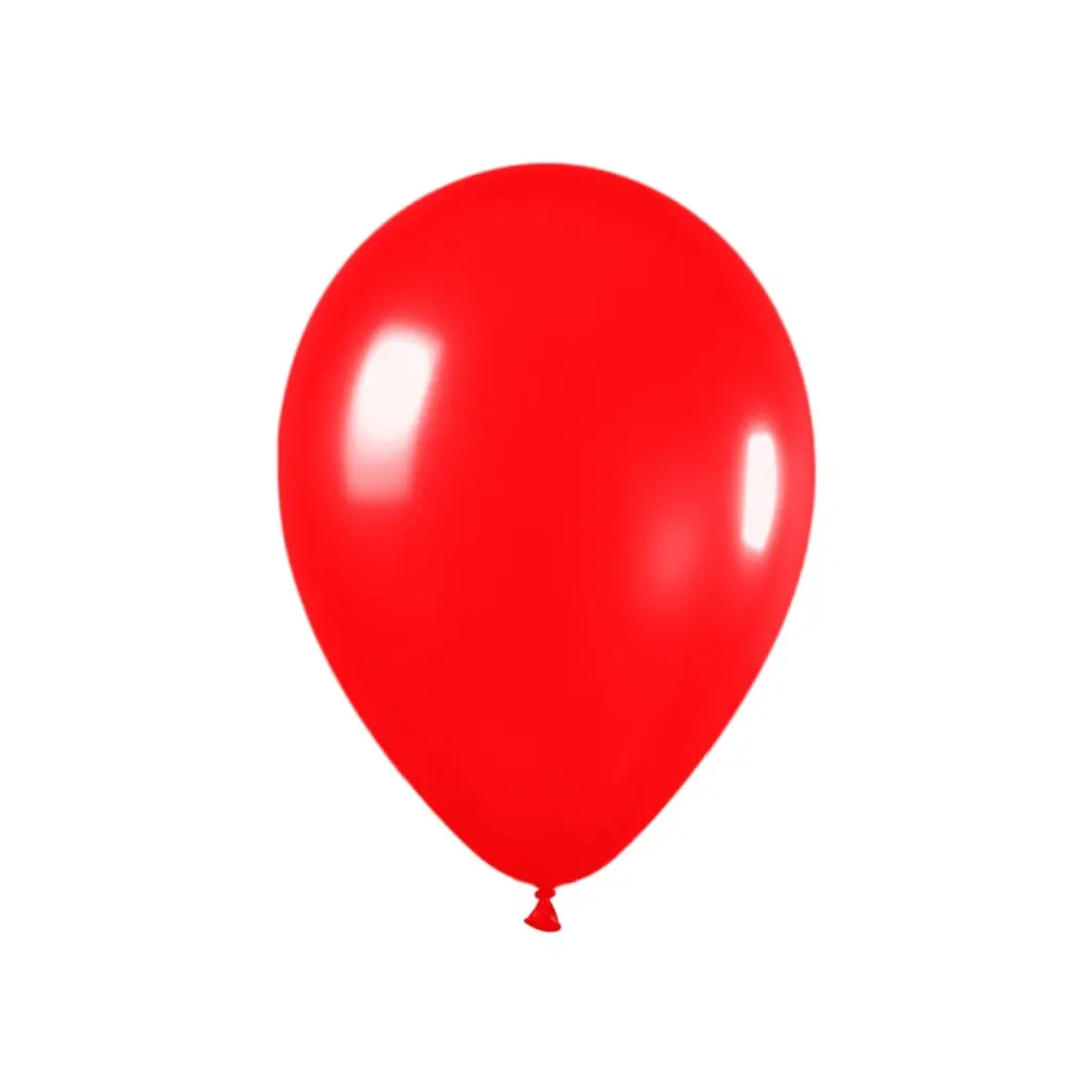 GLOBO BALLOONS LISO ROJO 9 X50U