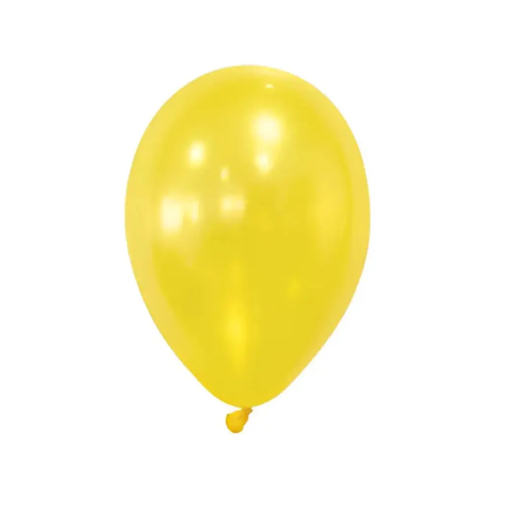 GLOBO BALLOONS PERLADO AMARILLO 9 X50U