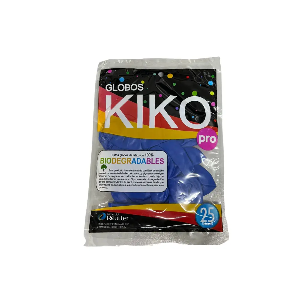GLOBO KIKO PRO LISO 9 AZUL X25U
