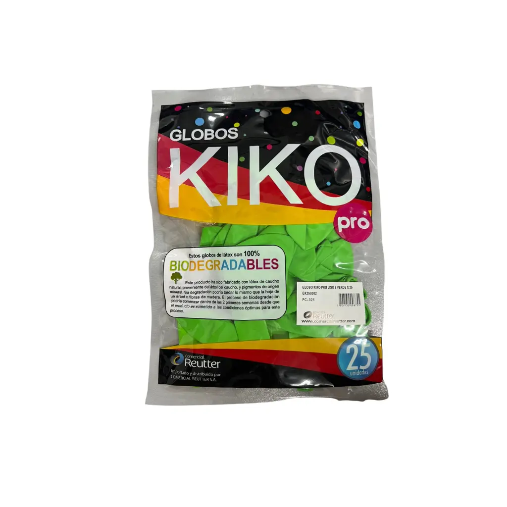 GLOBO PRO KIKO 9 VERDE X25