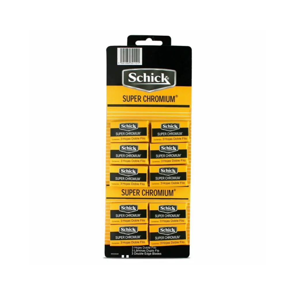 HOJA DE AFEITAR SCHICK 10 DISPLEY X3U