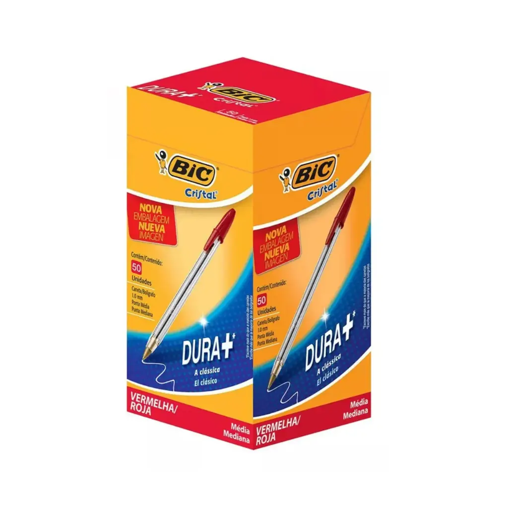 LAPIZ BIC CRISTAL ROJO X50U