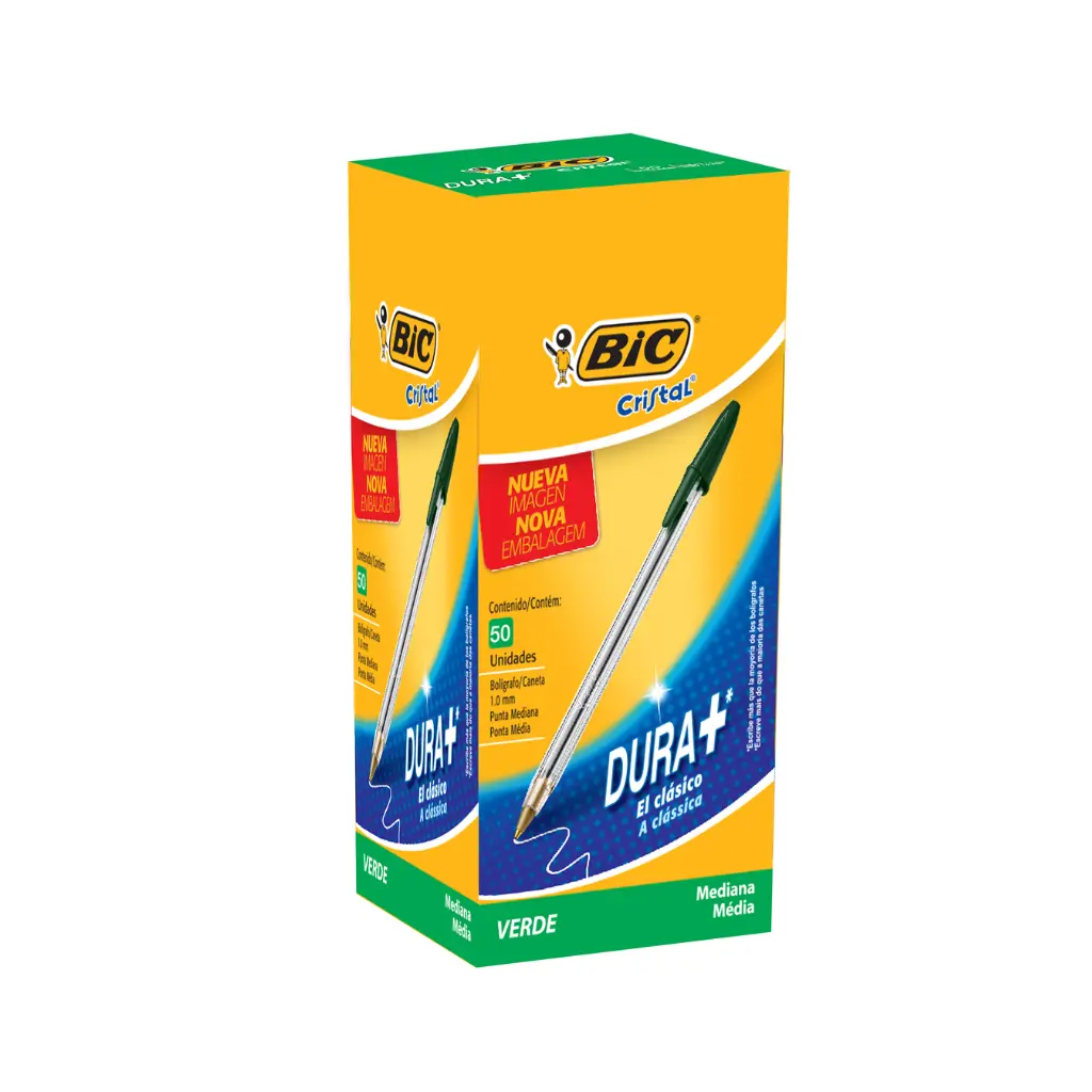 LAPIZ BIC CRISTAL VERDE X50U