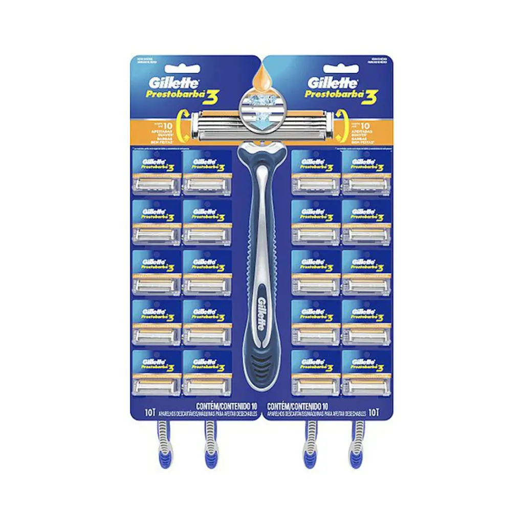 MAQ.AFE. PRESTOBARBA 3 GILLETTE X24U