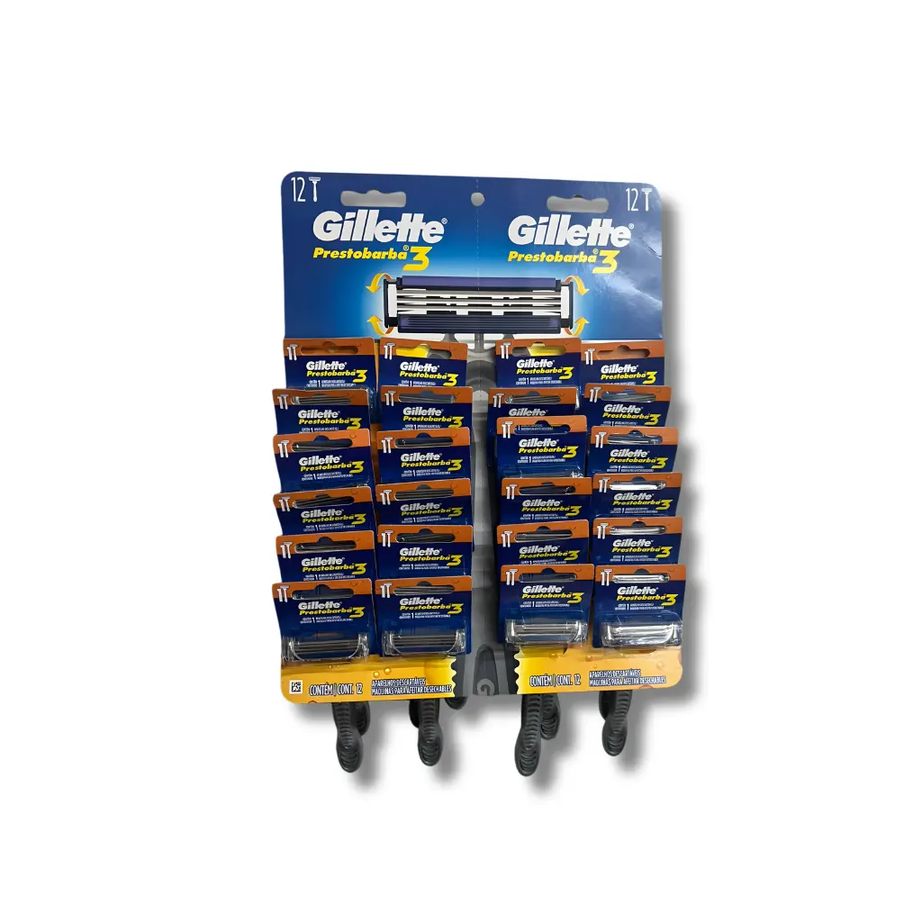 MAQ.AFE. PRESTOBARBA 3 GILLETTE X24U