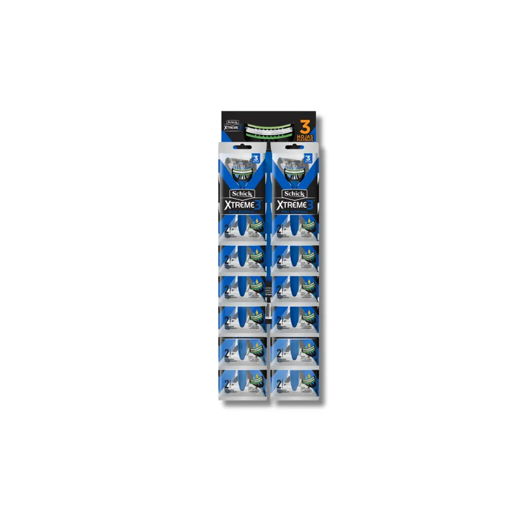 MAQ.AFE. XTREME3 AZUL PN SCHICK X12U